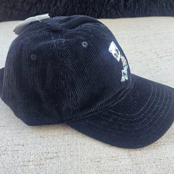 Mad Engine The Simpson Hat Black Corduroy Sport Baseball Hat Cap One Size Fit al - Picture 4 of 11